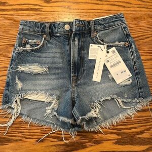 Zara Signature Denim Shorts